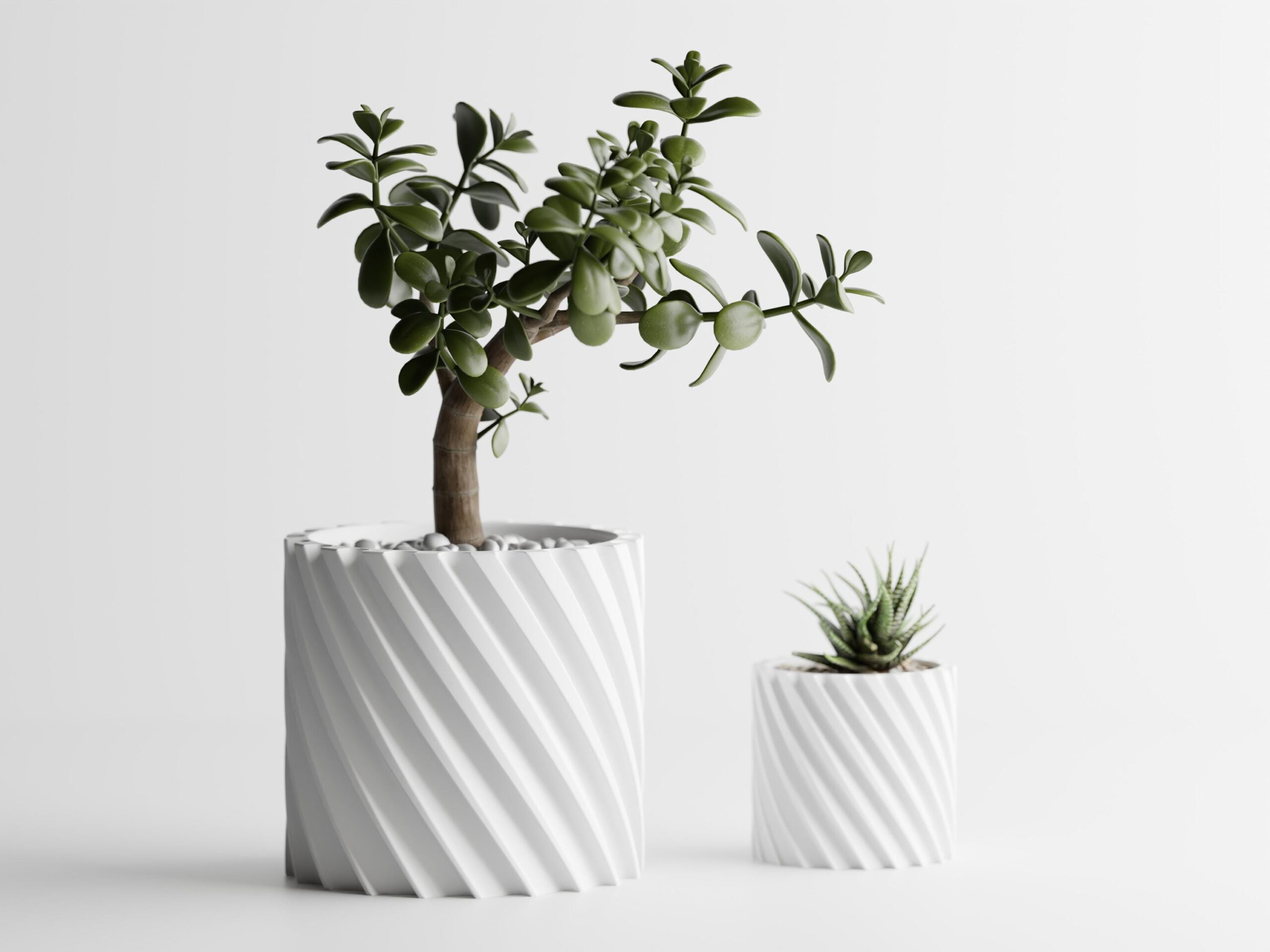 Plant Pot Screw 1 – Stilvolle Trockenblumen-Dekoration in verschiedenen Farben