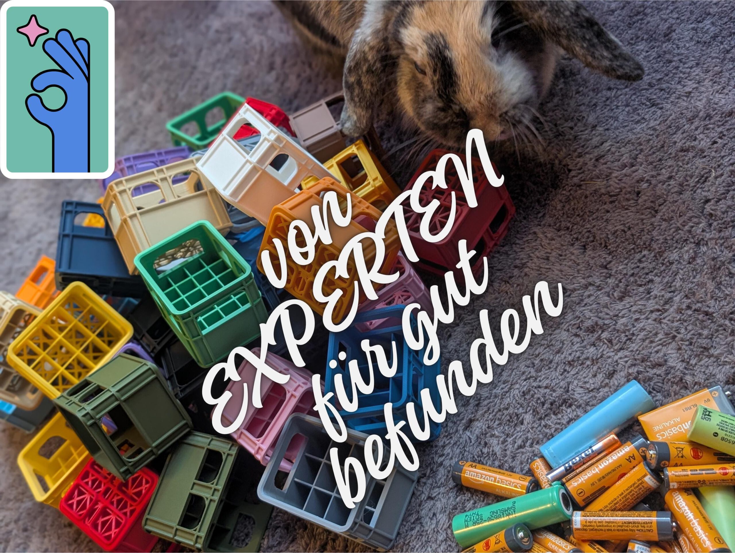 Batterie-Aufbewahrung Bierkasten | Organizer für AA, AAA, 9V, 18650 Batterien | Geschenkidee & Dekoration | 3D-Druck – Bild 5