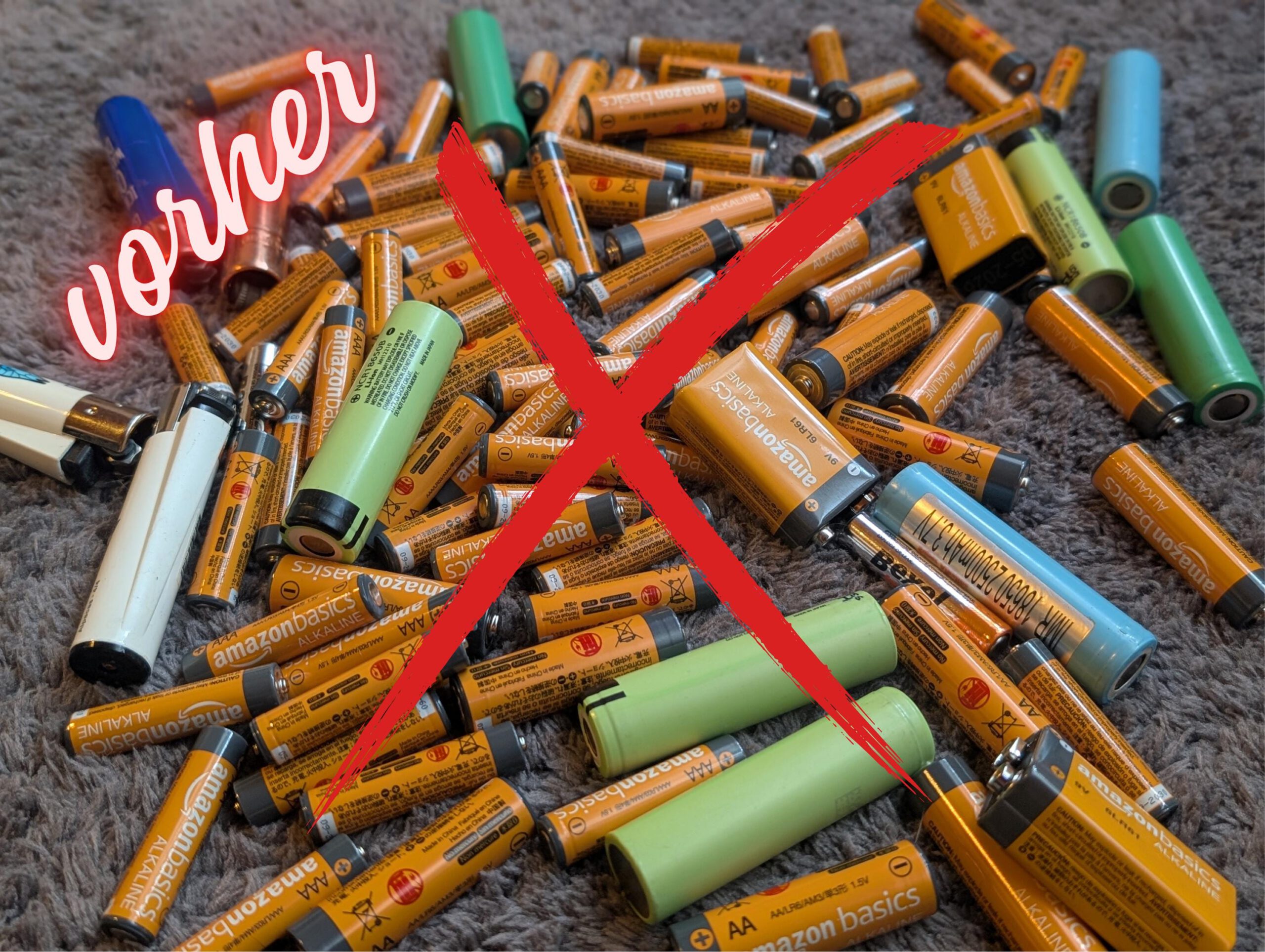 Batterie-Aufbewahrung Bierkasten | Organizer für AA, AAA, 9V, 18650 Batterien | Geschenkidee & Dekoration | 3D-Druck – Bild 3