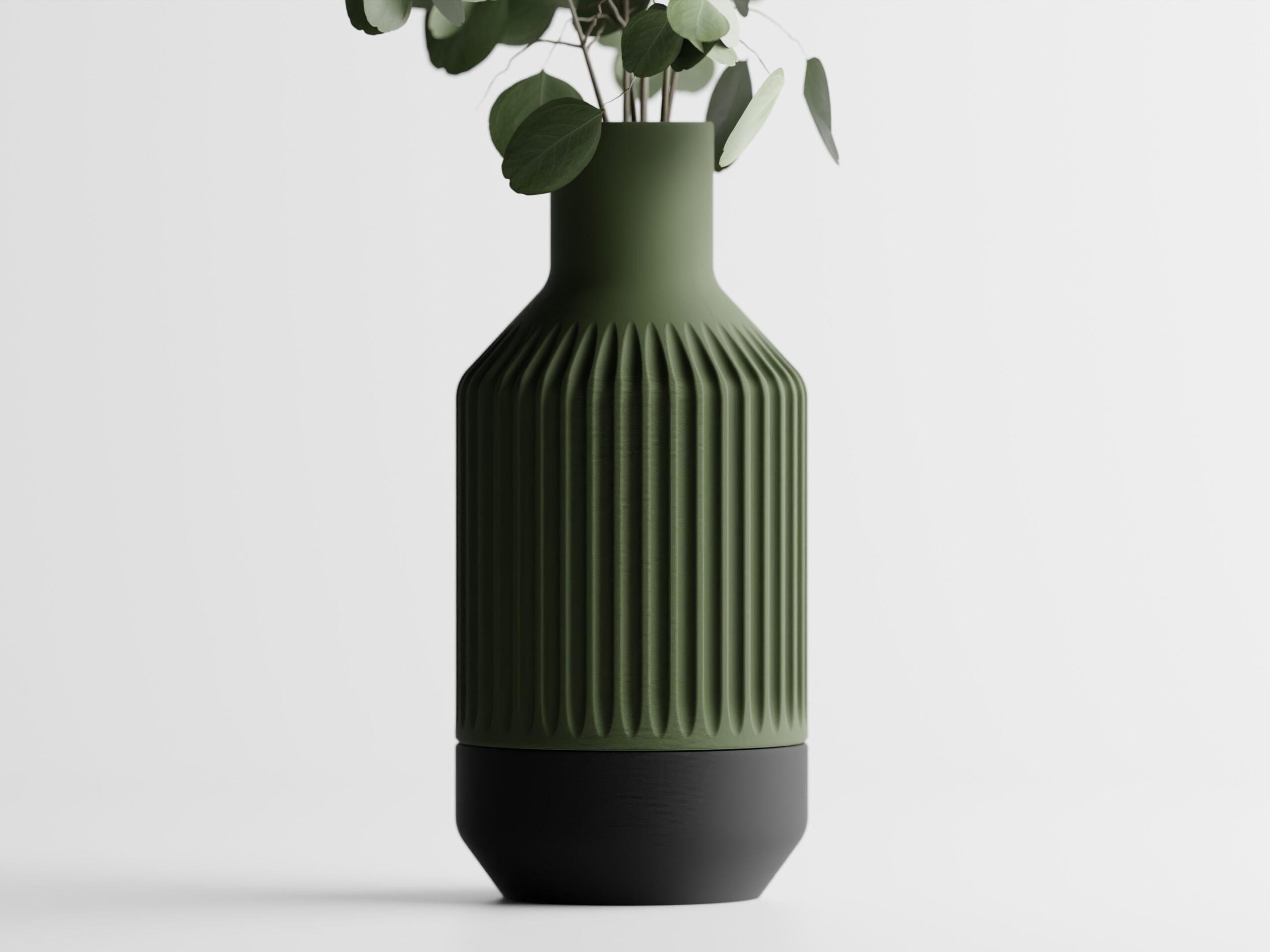 Fiorent Vase – Moderne 3D-gedruckte Vase mit zeitloser Eleganz | Minimalistische Blumenvase, Design-Deko für Zuhause – Bild 4