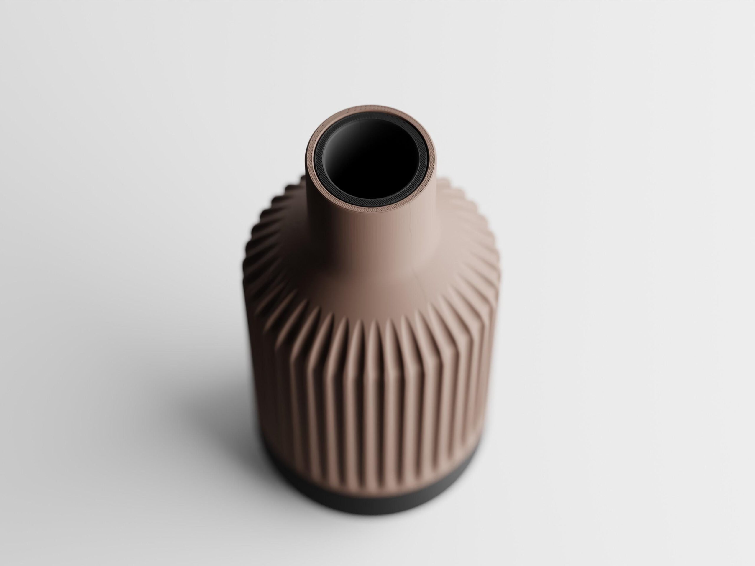 Fiorent Vase – Moderne 3D-gedruckte Vase mit zeitloser Eleganz | Minimalistische Blumenvase, Design-Deko für Zuhause – Bild 5