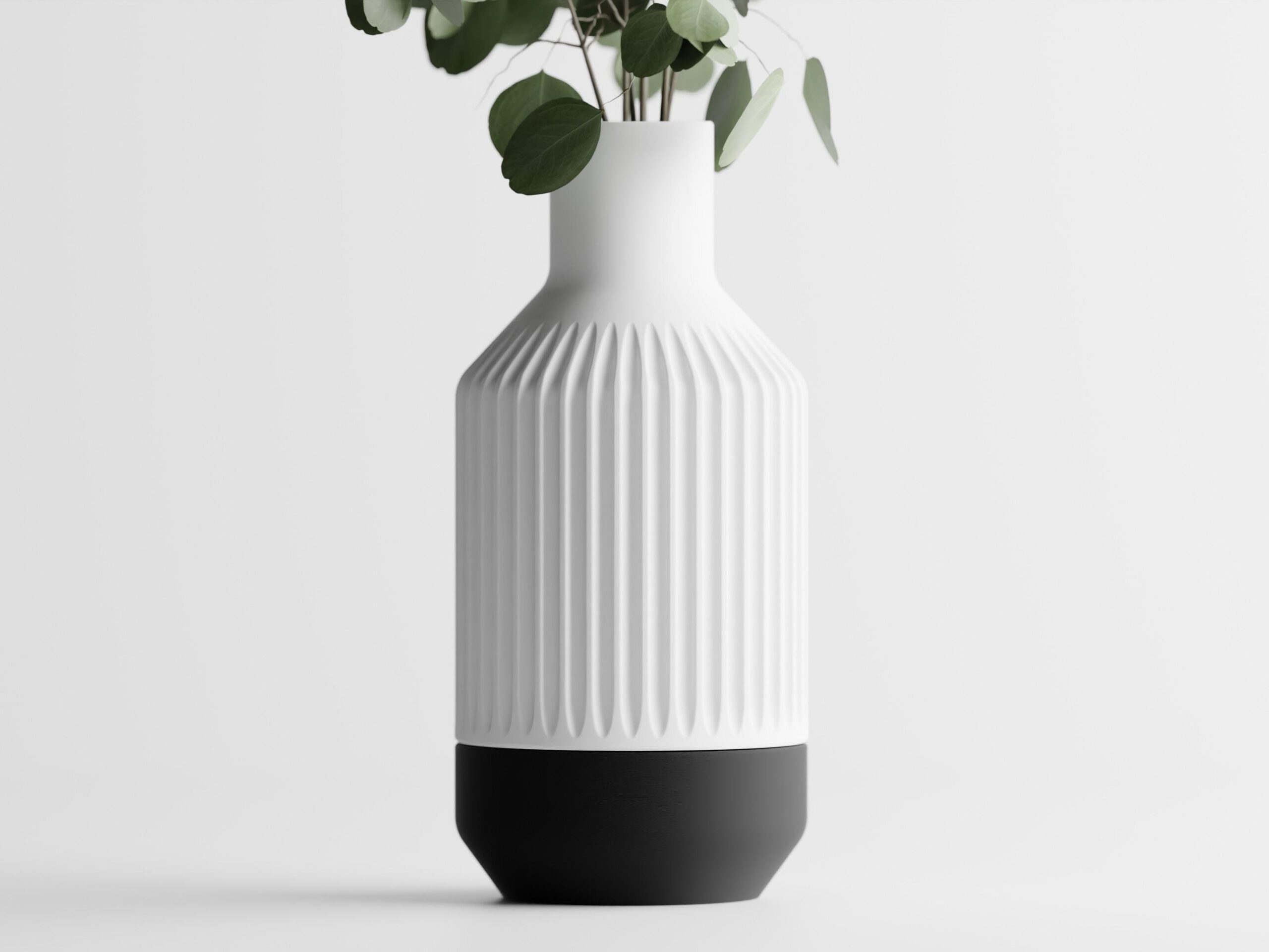 Fiorent Vase – Moderne 3D-gedruckte Vase mit zeitloser Eleganz | Minimalistische Blumenvase, Design-Deko für Zuhause – Bild 10