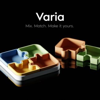 Varia Modular Organizer – Puzzle-inspirierter 3D-gedruckter Organizer | Schreibtisch-Organizer, Aufbewahrung, modernes Wohnaccessoire