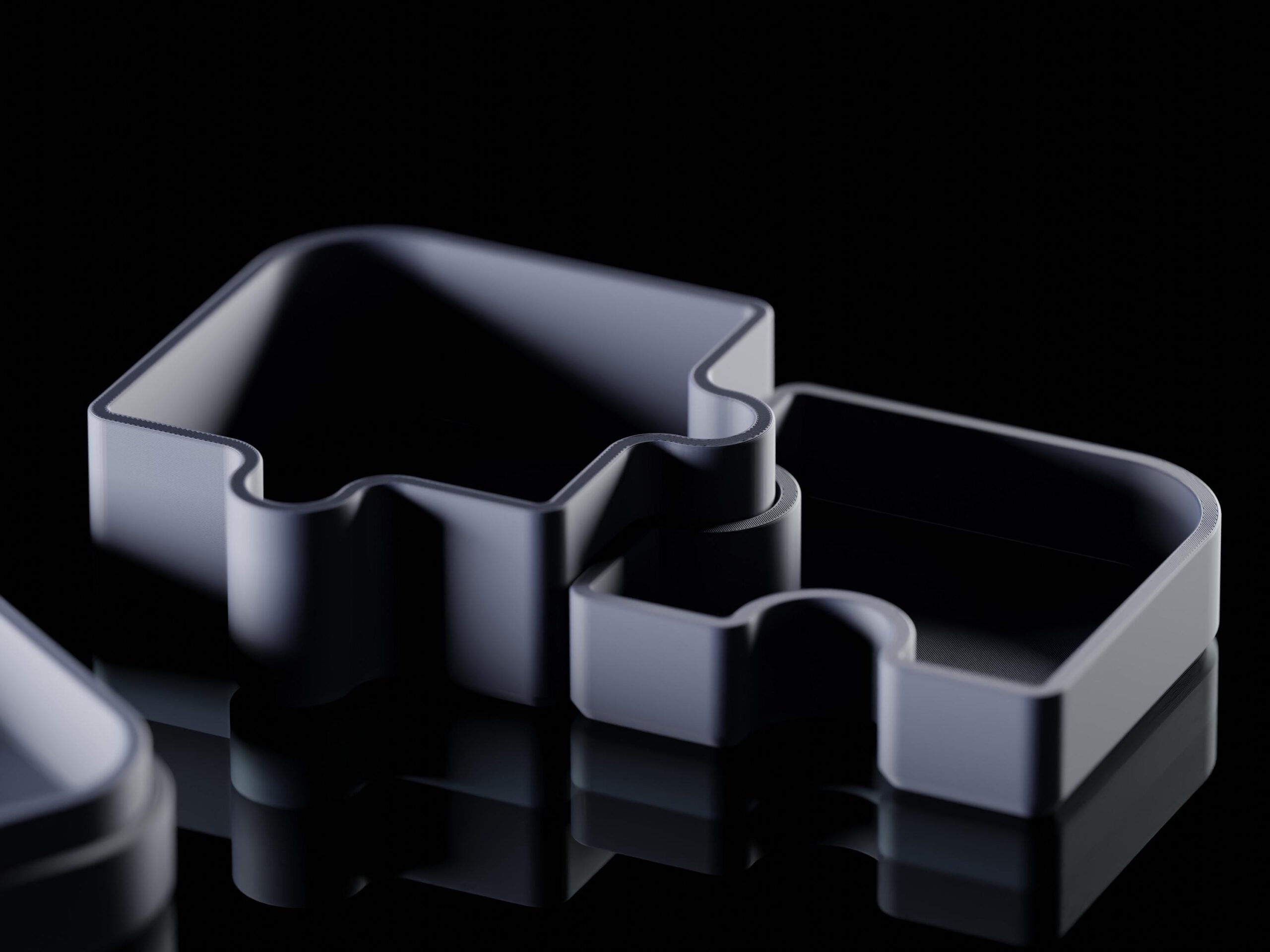 Varia Modular Organizer – Puzzle-inspirierter 3D-gedruckter Organizer | Schreibtisch-Organizer, Aufbewahrung, modernes Wohnaccessoire – Bild 9